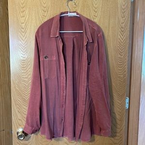 2 Women’s blouse plum and rose both XL